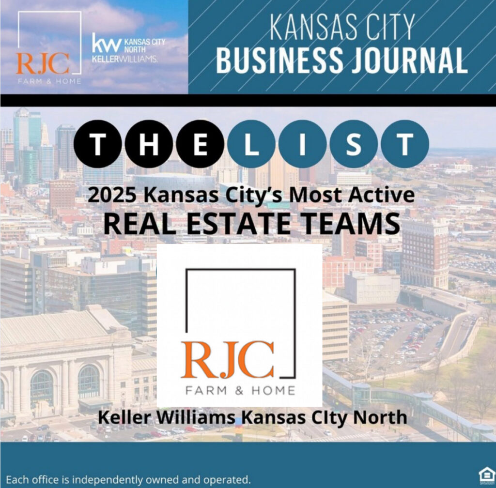 Kansas City Business Journal THE LIST 2025 — RJC Team ranked #166 Kansas City's Most Active Real Estate Teams